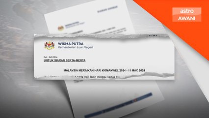 Malaysia komited jalin kerjasama dengan ahli negara Komanwel