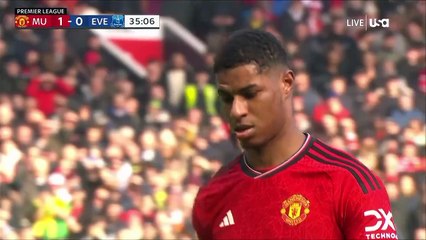 Marcus Rashford Penalty Goal 36'(P) | Premier League 2023/24 MW28