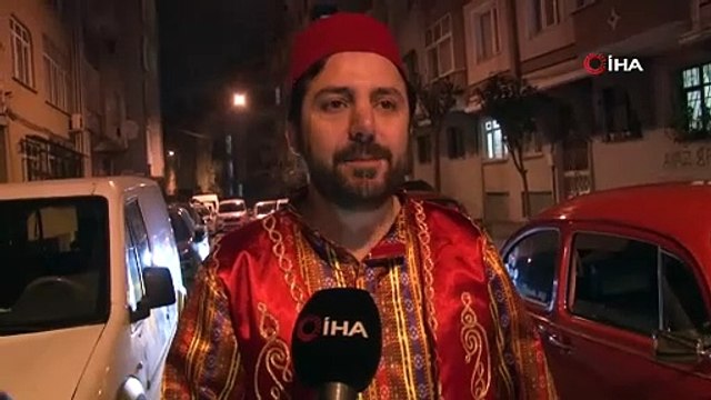 İstanbul'da ilginç sahur: Davulcuları beklerken onlar geldi