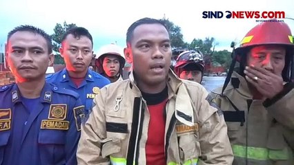 SPBU di Cileungsi Ludes Terbakar saat Pengisian Bahan Bakar dari Truk Tangki