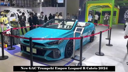 With its Convertible Structure and Two-Door Design,New GAC Trumpchi Empow Leopard R Convertible 2024