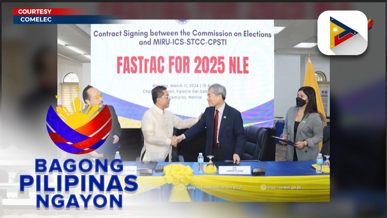 Comelec at Miru Systems, nilagdaan na ang kontr...