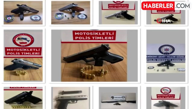 75 ilde ruhsatsız silah taşıyanlara ve silah kaçakçılarına yönelik operasyonda bin 31 şüpheli hakkında işlem yapıldı