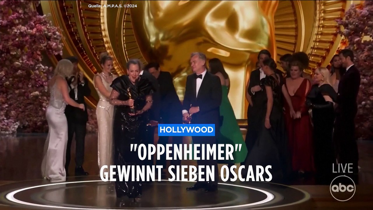 Sieben Oscars für Historiendrama 'Oppenheimer'