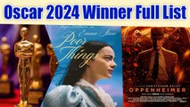 2024 Oscars Winners List: Best Actress बनीं Emma Stone  तो Cillian Murphy ने जीता बेस्ट Best Actor