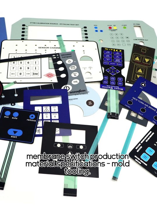 Material specification of membrane switch in pre-production stage -- Mold Tooling (Part I)