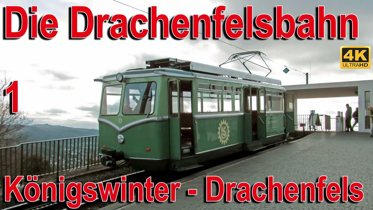Die Drachenfelsbahn bei Königswinter - Auf den Berg!