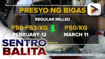 Presyo ng bigas, bumaba na at inaasahang mas bababa pa sa susunod na linggo ayon sa DA