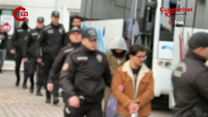 Eylem hazırlığındayken yakalanan 33 IŞİD şüphelisi adliyeye sevk edildi