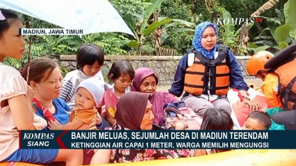 Banjir Terjang Madiun dan Probolinggo, Begini Kondisi Warga di Pengungsian