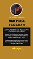 Lafaz Niat puasa sebulan dan harian