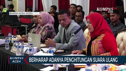 Diprotes Calon DPD RI Berlanjut ke KIP Aceh Saat Pleno Berlangsung