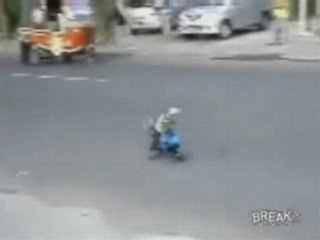 Monkey Riding Mini Bike