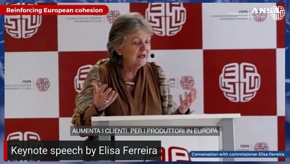 Coesione, Ferreira: "La politica aiuta i Paesi piu' deboli e supporta l'accelerazione dello sviluppo"