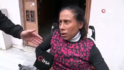 Bekçilerden insanlık dersi! Bedensel engelli kadını evine kadar bıraktılar