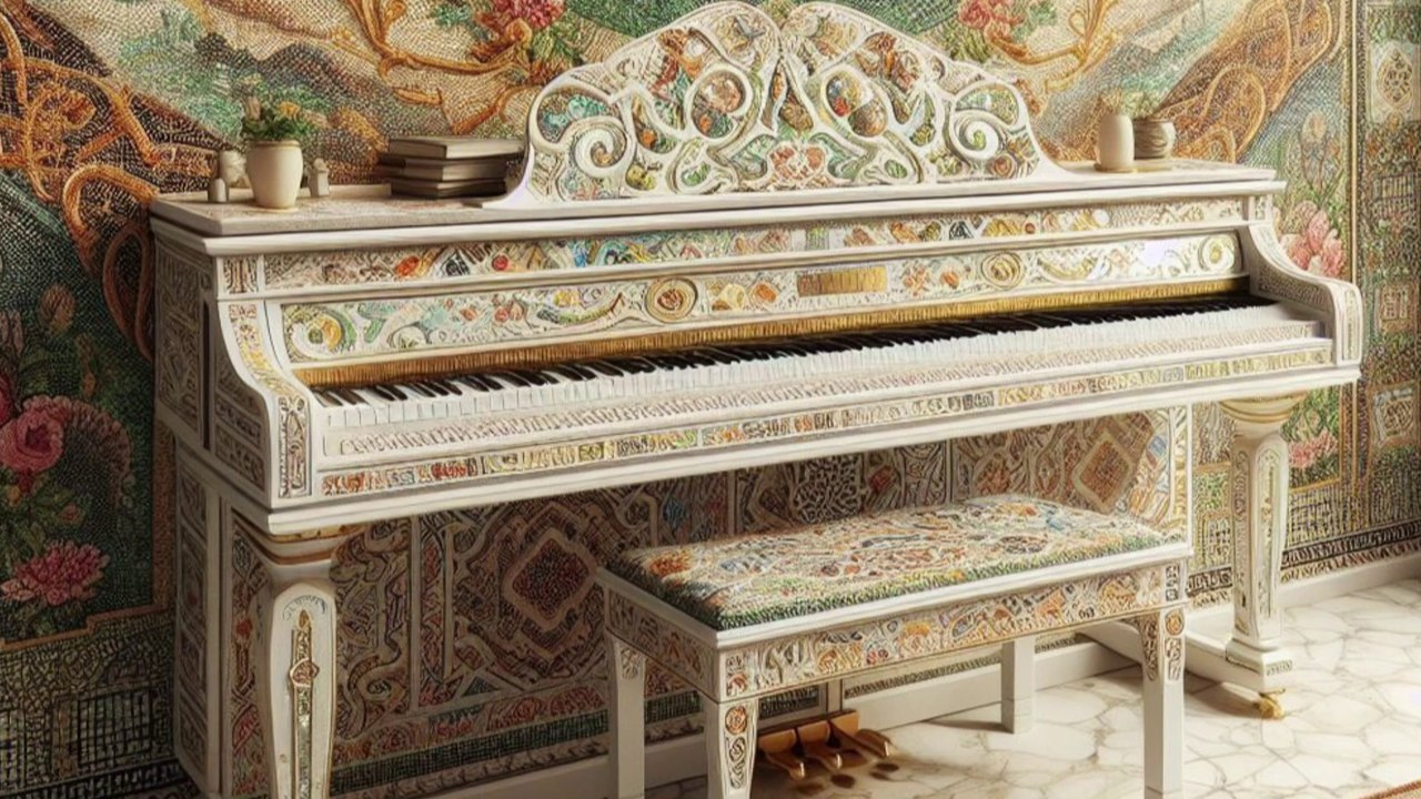 Mosaïque de piano pour MAYMONA  ♫ ♫ ♫ piano mosaic for MAYMONA
