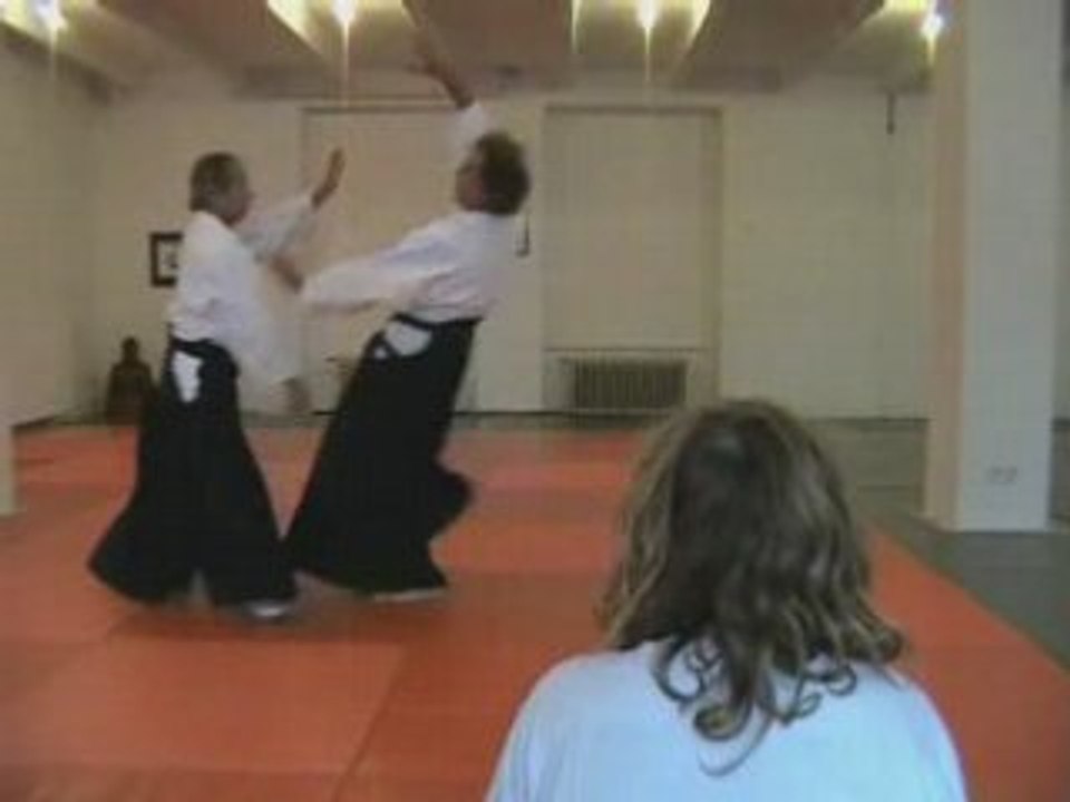 Satoshi takeda sensei im aikidojo berlin
