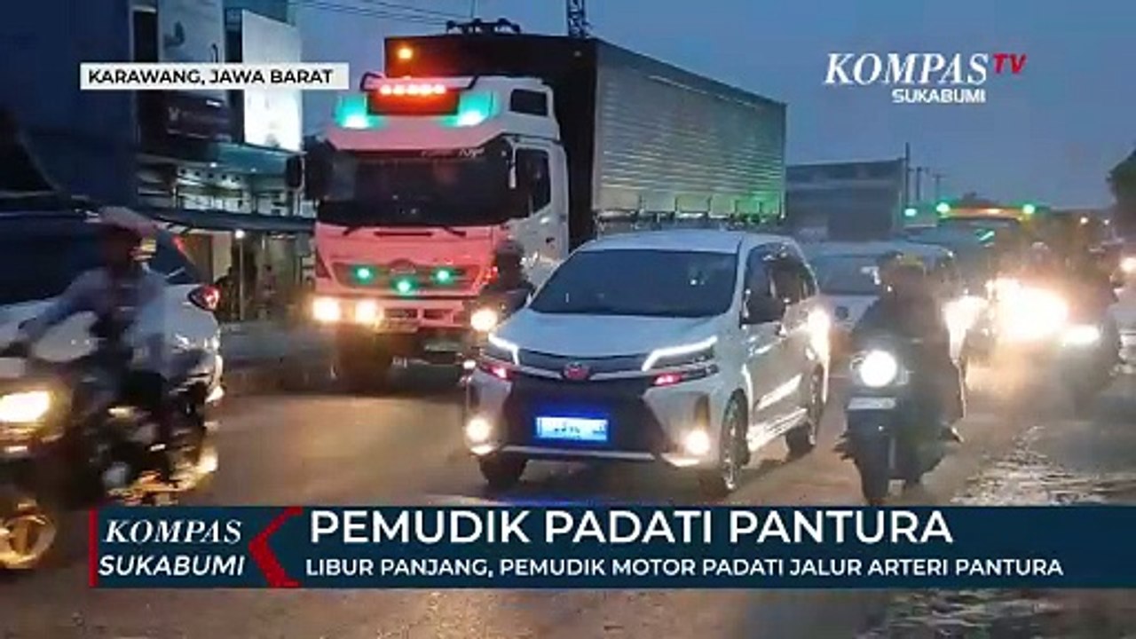 Sehari Jelang Puasa Arus Lalu Lintas Di Jalan Arteri Padat