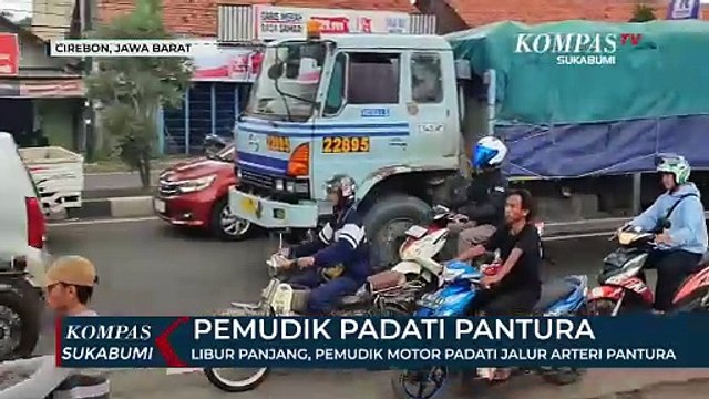 Libur Panjang, Pemudik Motor Padati Jalur Arteri Pantura