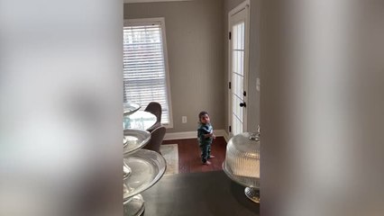 Mom Shares Toddler's Daily Excitement At Dad Coming Home From Work | Happily TV