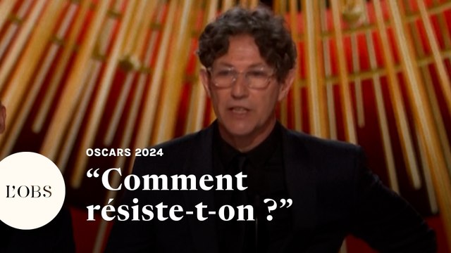 Guerre à Gaza : aux Oscars, le cinéaste Jonathan Glazer dénonce la déshumanisation des victimes