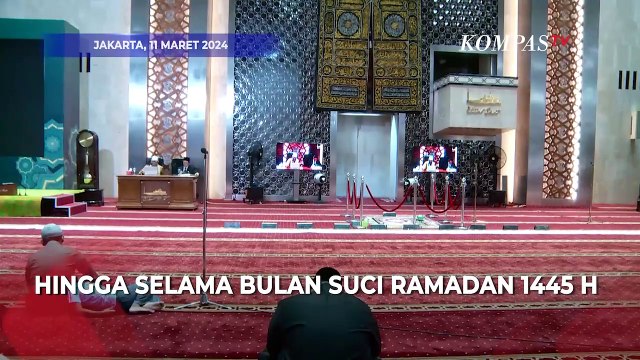 Begini Persiapan Salat Tarawih Hari Pertama di Masjid Istiqlal