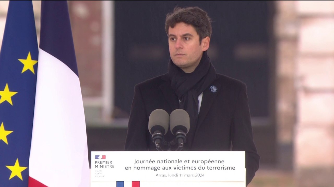 "43 attentats ont été déjoués depuis 2017" affirme Gabriel Attal lors de l'hommage aux victimes du terrorisme