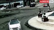 Nevşehir'de yaşanan kazalar kamerada