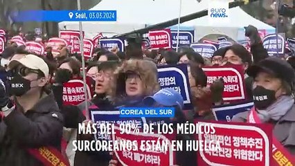 Tres semanas de huelga de médicos en Corea del Sur
