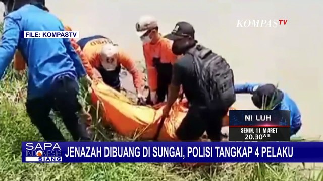 4 Pelaku Pembunuhan Pria yang Dibuang di Sungai Ditangkap, Karena Masalah Utang Piutang
