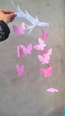 Butterfly Wall Decor | Wall hanging making at home