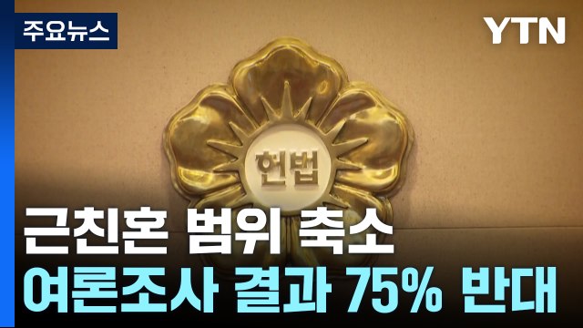 근친혼 범위 축소, 75%가 반대 ...법무부 의견 경청 / YTN