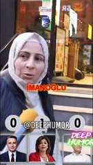 Sokak röportajında adaylar yine birbirine girdi