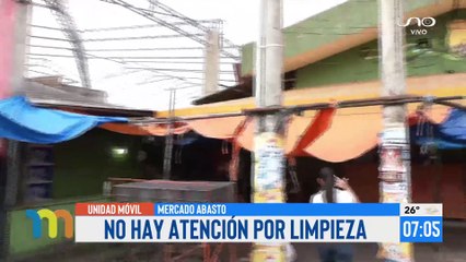 No hay atención en el mercado Abasto por limpieza