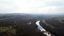 Drone footage shows Welbeck Landfill Site from the air