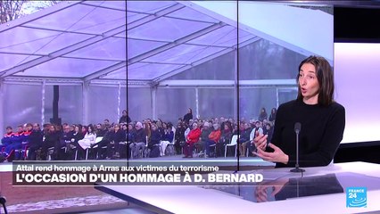 Arras : Gabriel Attal rend hommage aux victimes du terrorisme