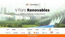 V Foro Renovables 'Objetivo: triplicar las energías limpias'