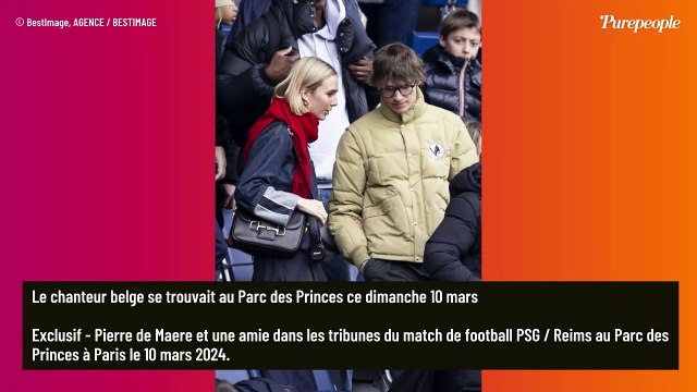 PHOTOS Pierre de Maere très proche et tactile avec une ravissante jeune femme pour assister au match du PSG