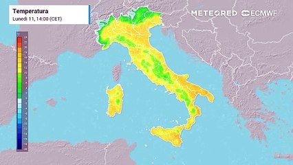 Temperature in generale aumento
