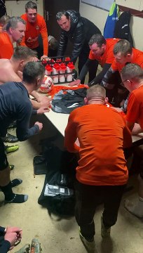 Cri de guerre lors de la réception de Pont Maugis 2 (victoire 12-0)