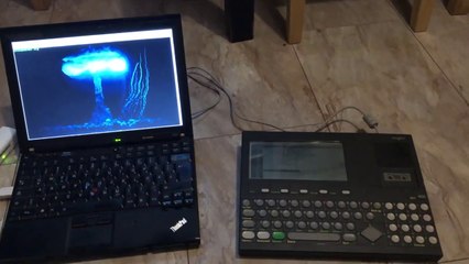 Convergent Technologies Workslate WK-100 (1984) to Linux data transfer