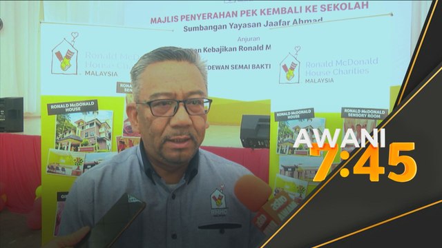 RMHC salur RM1.5 juta, bantu 11 ribu murid kurang berkemampuan