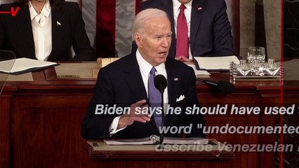Biden Corrects Himself For Using the Word 'Illegal' to Describe Undocumented Person