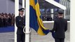 Nato hisst Schwedens Flagge am Hauptquartier in Brüssel