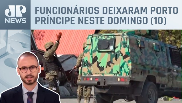 Estados Unidos anunciam retirada de diplomatas do Haiti; Fabrizio Neitzke comenta
