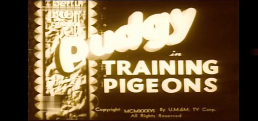Pudgy [Betty Boop] - Training Pigeons