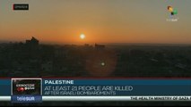 Palestine: At least 21 people killed in Israeli bombardment