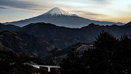 Template Video Mount fuji, Morning, Road -adalinetv