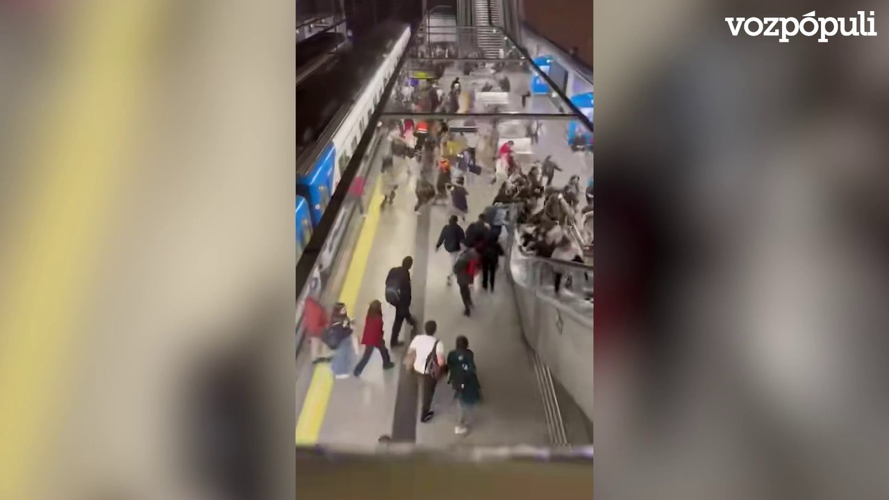 El humo en un vagón en el Metro de Moncloa (Madrid) desata el pánico entre los viajeros