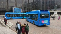 Brand new electric buses on display in Portsmouth with more to be rolled out